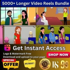5000+ Animation/Hindi Kahania Reel Bundle