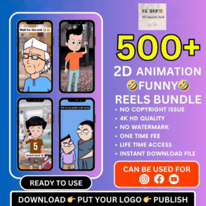 500+ Animation funny reels bundle