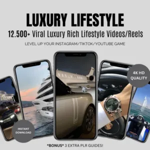 17K+ Luxury Lifestyle Rich Women Viral Reels Bundle