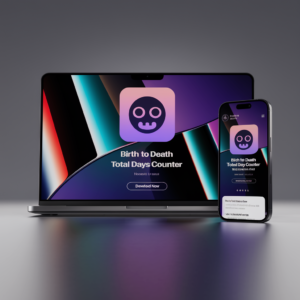 Birth to Death Total Days Counter – Track Your Life in Days