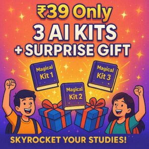 Smart Study + Exam Fighter Combo – Buy 2, Get 3 Life-Changing Magical kits! 🚀