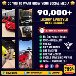 9000+ Luxury Lifestyle And Cars Reel Bundle