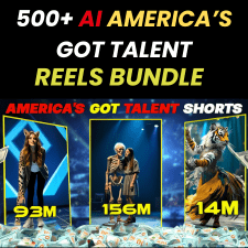 500+ Ai America’s Got Talent Viral Reels Bundle 🎤✨