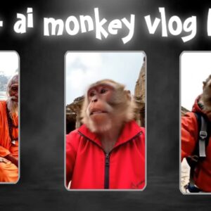 1000+ ai monkey vlog reel bundle