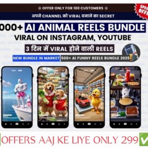 🛒✅600+ Ai Animal Reels Bundle ✅🛒
