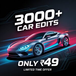 🚘 Luxury Car Edit Pack – HD Aesthetic Edits for Just ₹49