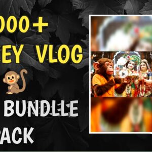 1000+ Viral Monkey Vlog Reels Bundlle 🔥