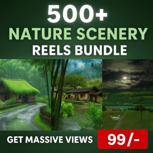 🌄 500+ Village Nature Scenery Reels Bundle