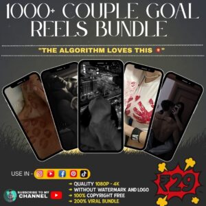 1800+ Couple Goals Reels Bundle 💑✨ | Romantic Content to Inspire Your Followers!