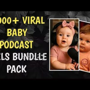1000+ Viral Baby Podcast reels bundle