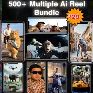 Multiple Ai Reel Bundle ( Monkey Vlog )
