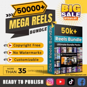 50+ Mega New Trending Reels Bundle Over 50k+ Reels Available