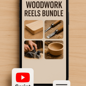 500+ Viral Woodwork Reels Bundle (2025 Edition) – Boost Your Social Media!