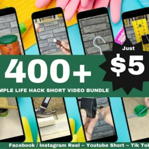 500+ Life Hacks Reels Bundle