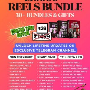130,000+ Reels Bundle: Viral Video Templates for All Niches - Boost Your Engagement!