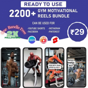 🔥 Ultimate Gym Reels Bundle 2025 – Grow Your Fitness Page Fast!