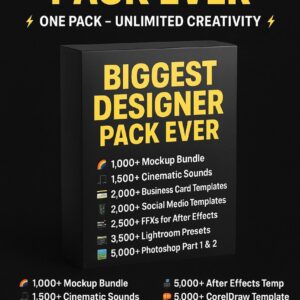 BIGGEST DESIGNER PACK EVER