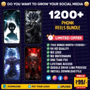 1200+ Phonk Reels Bundle – Best Phonk Beats 🎶🔥