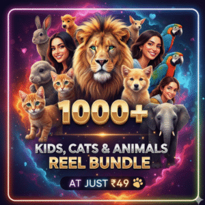1000+ Ai kids and cats reel bundle