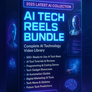 500+ AI Tech Reels Bundle - Complete Technology & AI Content Library for Digital Creators