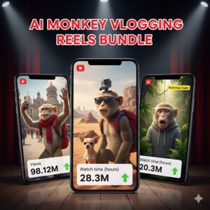 Viral Monkey Vlogs Reels Bundle (New)