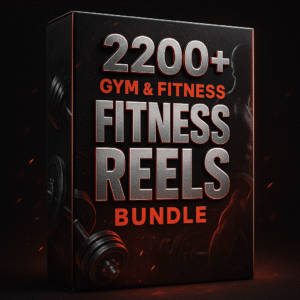 ✨ 2200+ Viral Gym & Fitness Reels Bundle ✨
