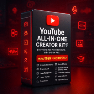 YouTube All-in-One Creator Kit 🎥 (The Ultimate Toolkit to Grow & Monetize Your Channel)