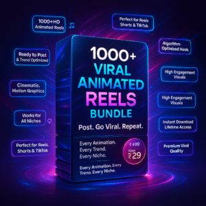 “The Ultimate Animated Reels Vault — 1000+ Viral-Ready Videos