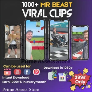 250+ Mr Beast Reels Bundle