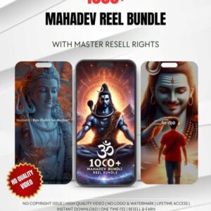 1000+ Mahadev Reels Bundle - High-Quality Lord Shiva Short Videos for Social Media