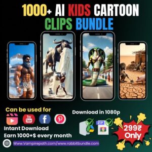 1000+ ai 3d cartoon reels bundle