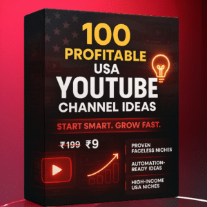 “100 Profitable USA YouTube Channel Ideas 💡 – Start Smart, Grow Fast”
