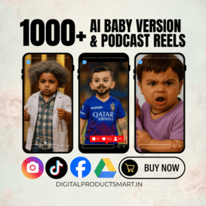 1000+ AI Baby Version Podcast Reels