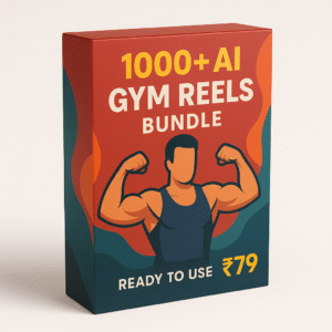 1000+ AI Gym Reels Bundle - Boost Your Fitness Content & Engagement