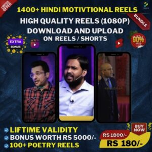 1400+MOTIVATIONAL REELS BUNDLE PACK