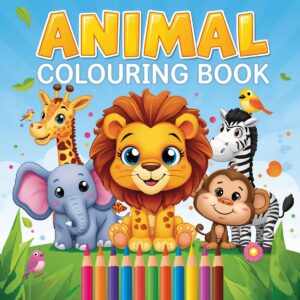 🐯 Animal Coloring Book for Kids – Resell & Earn Money (Instant Download)