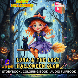 kids storybook, audio book, coloring book & flipbook