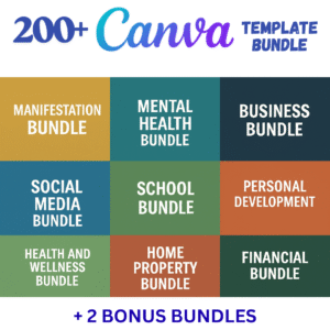 200+ Canva Template Bundle