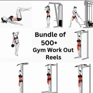 500+ Gym WorkOut Reels Bundle