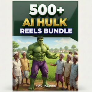 500+ AI Viral Hulk Reels Bundle - Boost Your Social Media Presence