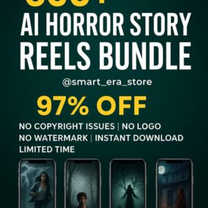 AI Horror Story Reels Bundle (600+ Viral Reels) – Scary AI Cinematic Reels for Instagram & Shorts (₹49 Only)