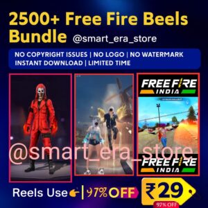 2500+ Free Fire Reels Bundle – Viral Gaming Reels Pack (₹29 Only)