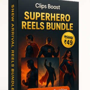 Super Hero Reels Bundle – Create Powerful, Viral & Action-Packed Reels Instantly