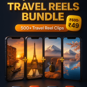 World Travel Reels Bundle – Premium Viral Travel Clips for Creators & Businesses