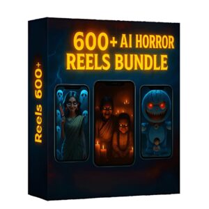 AI Horror Reels Bundle - Spooky & Scary Video Clips for Content Creators