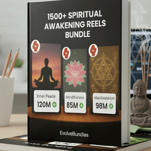 1500+ Spiritual Positive Reels Bundle: Meditation, Mindfulness & Manifestation