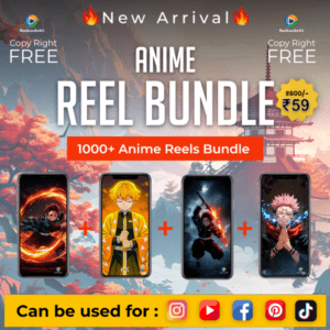 🤩1000+ ANIME Reels BundleREEL BUNDLE 👉Put your logo👉 Publish🤩