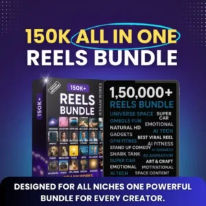 150k+ Reels Bundle + Bonus 👽🔥