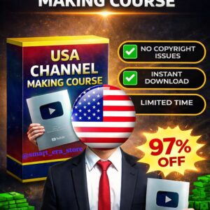 USA YouTube Channel Making Course – Step-by-Step Practical Guide